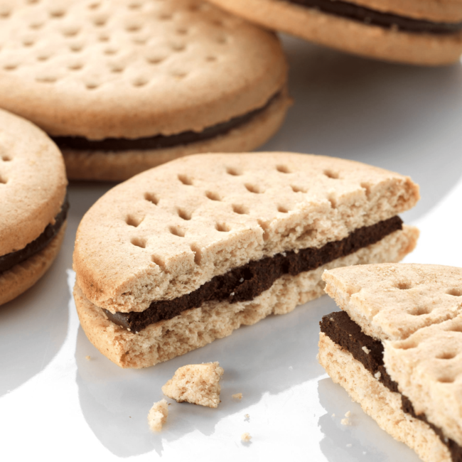 dmBio Spelt Dubbele Koekjes Pure Chocolade 330 g