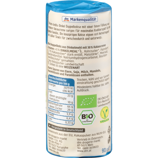 dmBio dmBio Spelt Dubbele Koekjes 90g