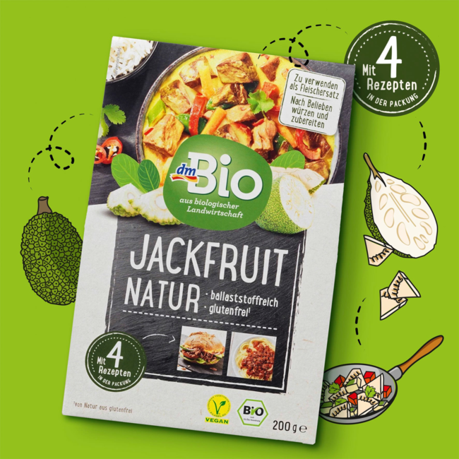 dmBio Jackfruit Naturel 200 g