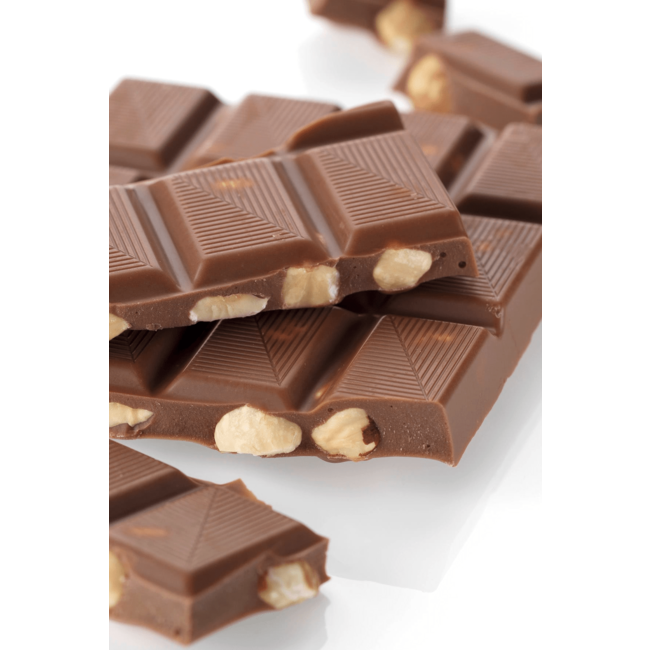 dmBio Volle Melk Chocoladereep Hele Hazelnoot 100 g