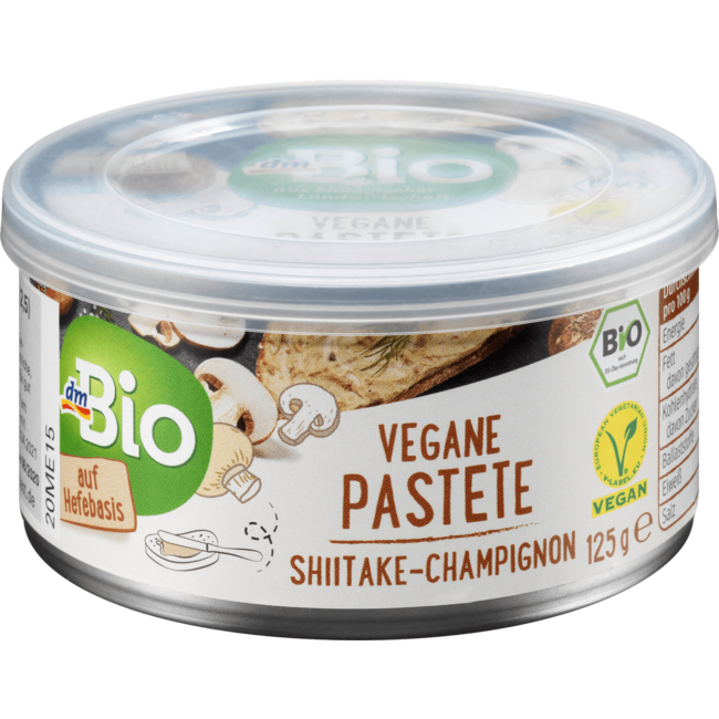 dmBio Vegan Paté Shiitake Champignon 125 g