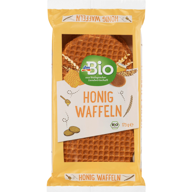 dmBio Honing Stroopwafels 175 g