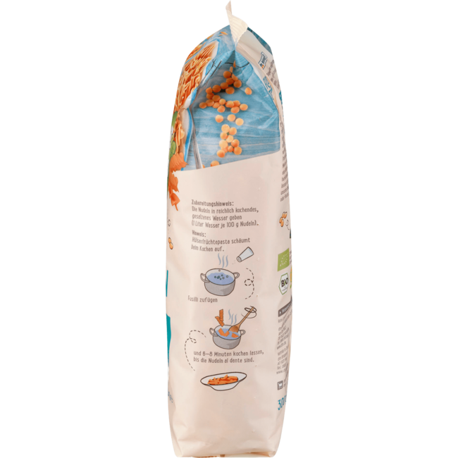 dmBio Pasta Fusilli Van Rode Linzen 300 g