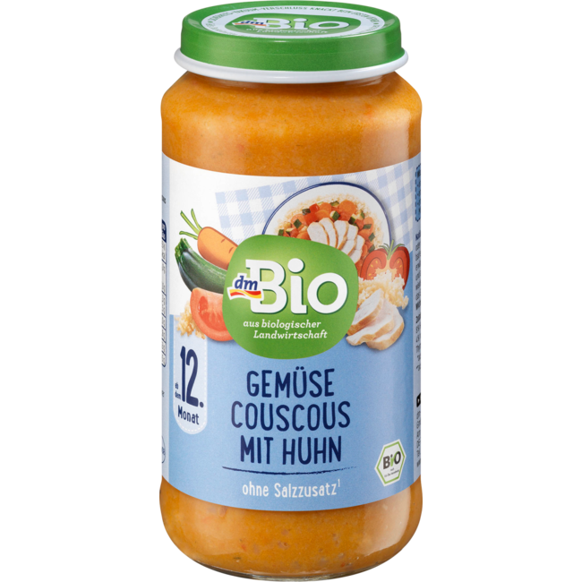 dmBio Menu Groentecouscous Met Kip V.a. 12 Maanden 250 g