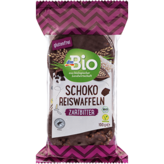 Dmbio dmBio Pure Chocolade Rijstwafels Glutenvrij