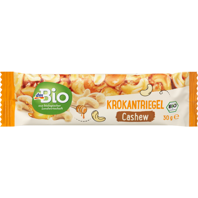 dmBio Krokante Reep Cashew 30 g