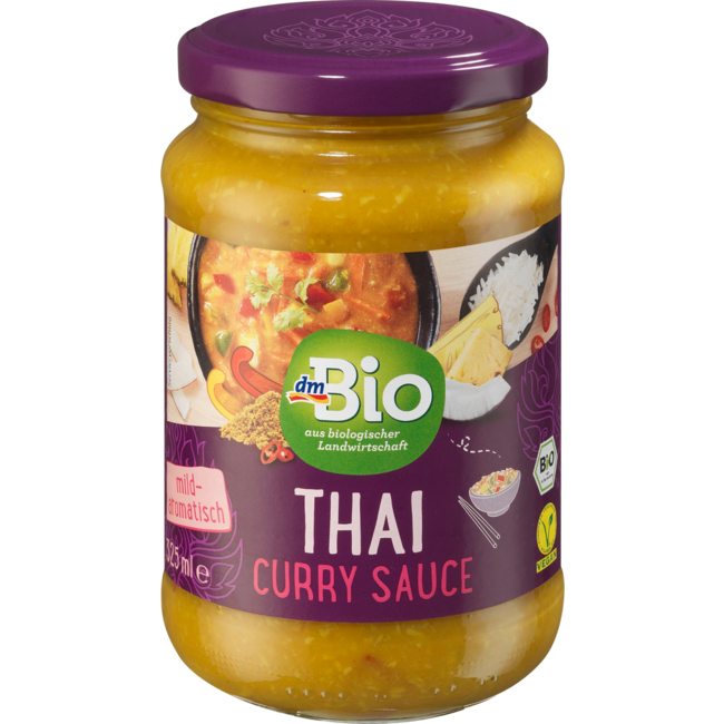 dmBio Thaise Currysaus Mild Aromatisch 325 ml