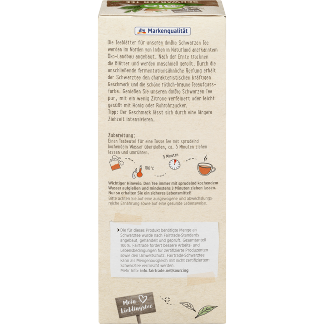 dmBio Zwarte Thee (20 Zakjes) 35 g