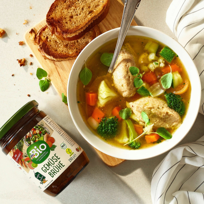 dmBio Glutenvrije Groentenbouillon Potje 290g