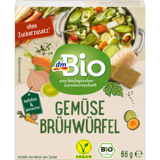 Dmbio dmBio Glutenvrije Groentebouillon Blokjes