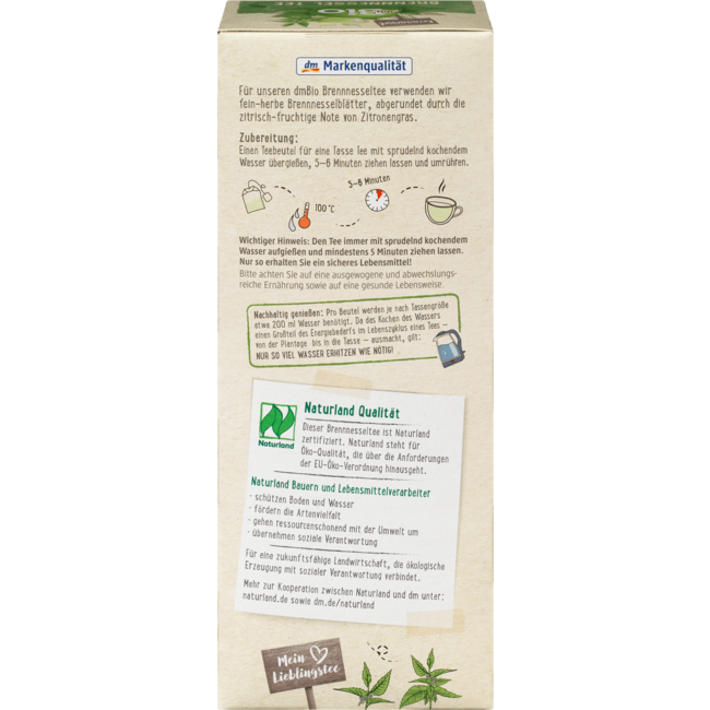 dmBio Kruidenthee Brandnetel (20 Zakjes) 30 g
