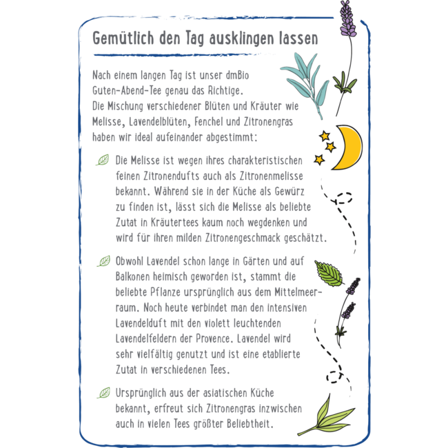 dmBio Kruidenthee Goedenavond (20 Zakjes) 30 g