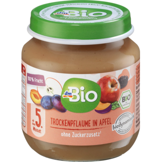 Dmbio dmBio Vruchten Gedroogde Pruim In Appel V.a. 5 Maanden