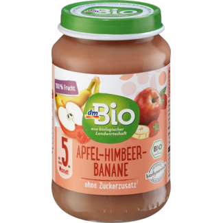 Dmbio dmBio Vruchten Appel-Frambozen-Banaan V.a. 5 Maanden