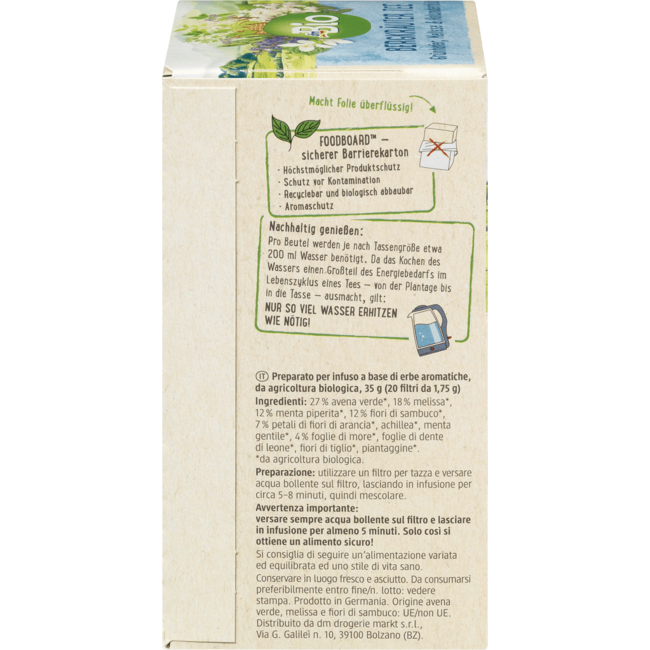 dmBio Bergkruidenthee (20 Zakjes) 35 g