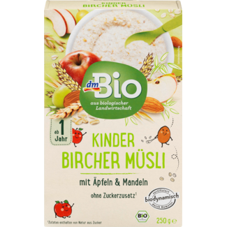 Dmbio dmBio KinderBircher Muesli V.a. 1 Jaar