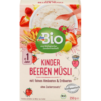 Dmbio dmBio Kindermuesli Bessen V.a. 1 Jaar