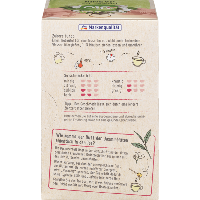 dmBio Groene Thee Jasmijn (20 Zakjes) 30 g