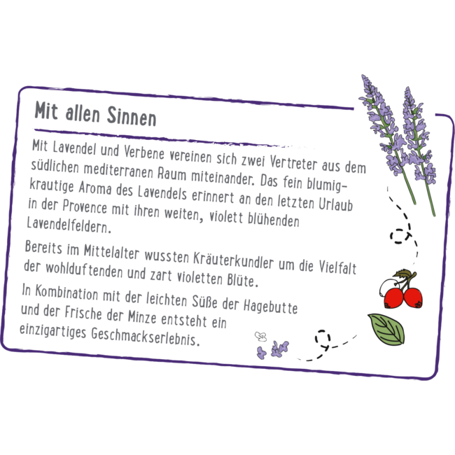 dmBio Kruidenthee Lavendel Verbena (20 Zakjes) 40 g