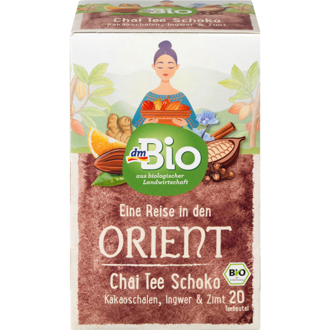 dmBio Kruidenthee Chai Thee Chocolade (20 Zakjes) 40 g