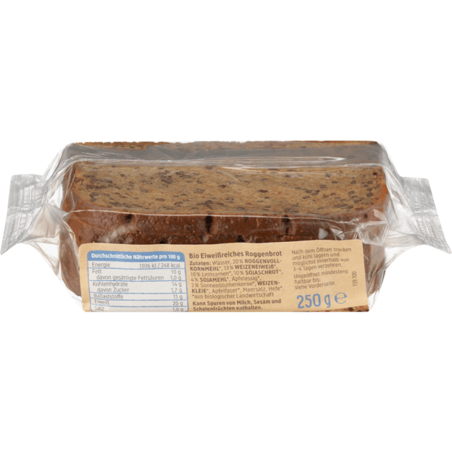 dmBio EiwitBrood Met Sojameel 250 g