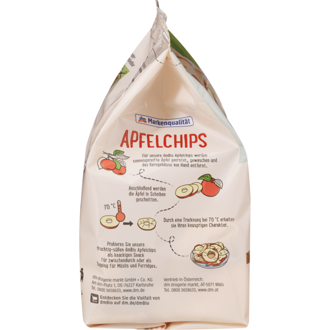 dmBio Gedroogde Appelchips 70 g