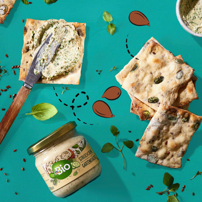 dmBio Vegan Tuinkruidenspread 180 g