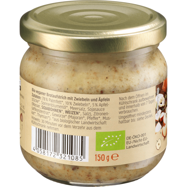dmBio Vegan Uienspread 150 g