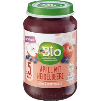 Dmbio dmBio Vruchten Appel Met Bosbes V.a. 5 Maanden