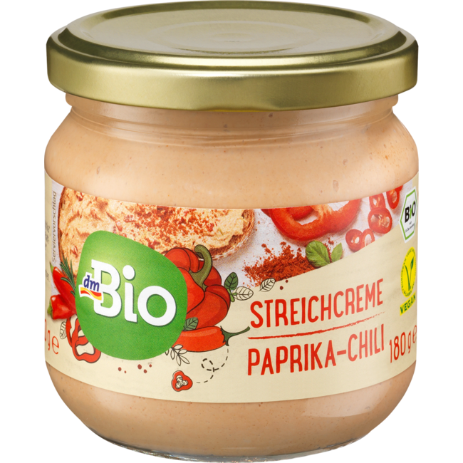 dmBio Paprika-Chili Spread 180 g
