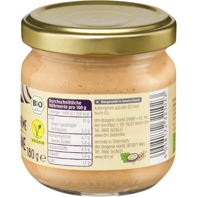 dmBio Auberginespread 180 g