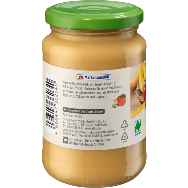 dmBio Appelmoes Met Banaan 360 g