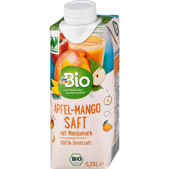 dmBio Direct Sap Appel-Mango Met Mangopuree 330ml