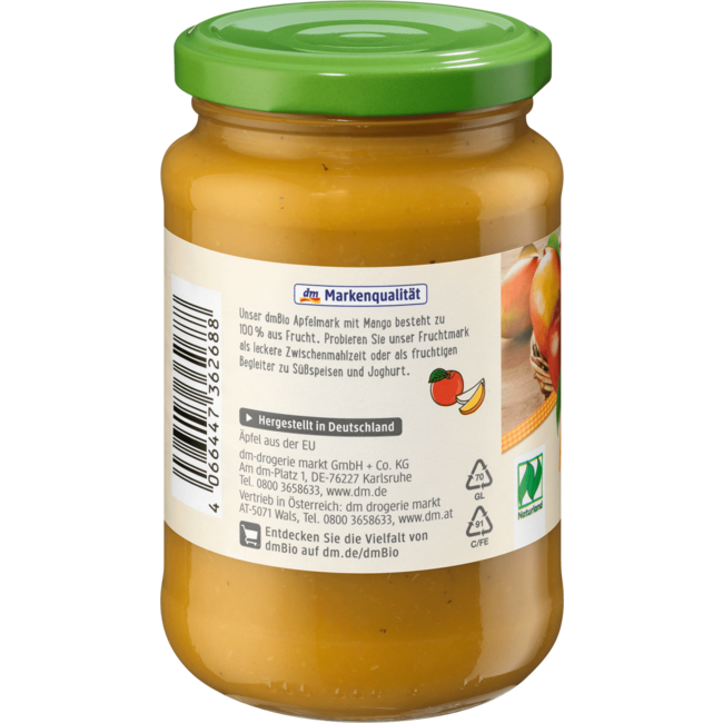 dmBio Appelmoes Met Mango 360 g