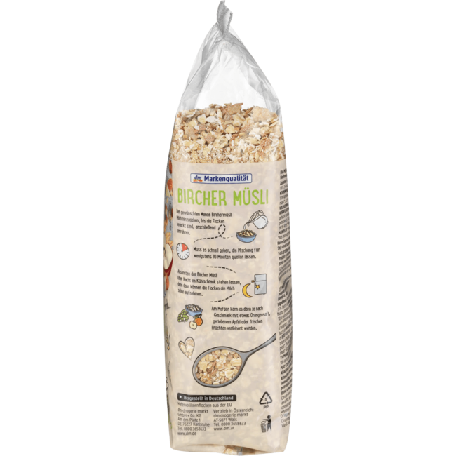 dmBio Bircher Muesli Op Zwitserse Wijze 500 g