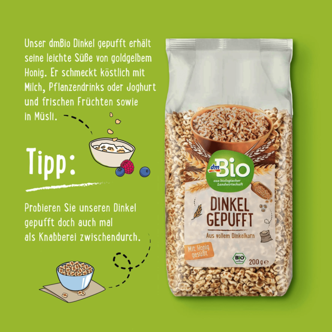 dmBio Gepofte Spelt 200 g