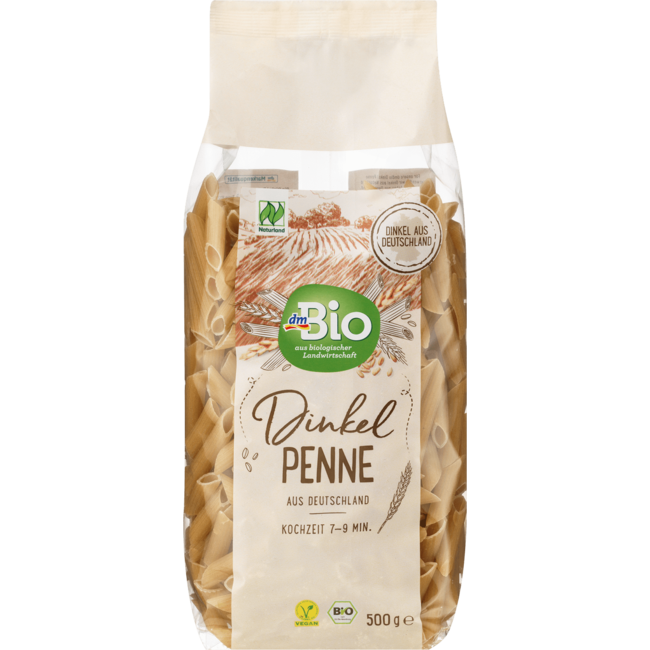 dmBio Spelt Pasta Penne 500 g