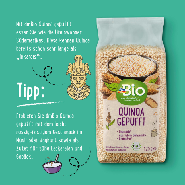 dmBio Gepofte Quinoa 125 g