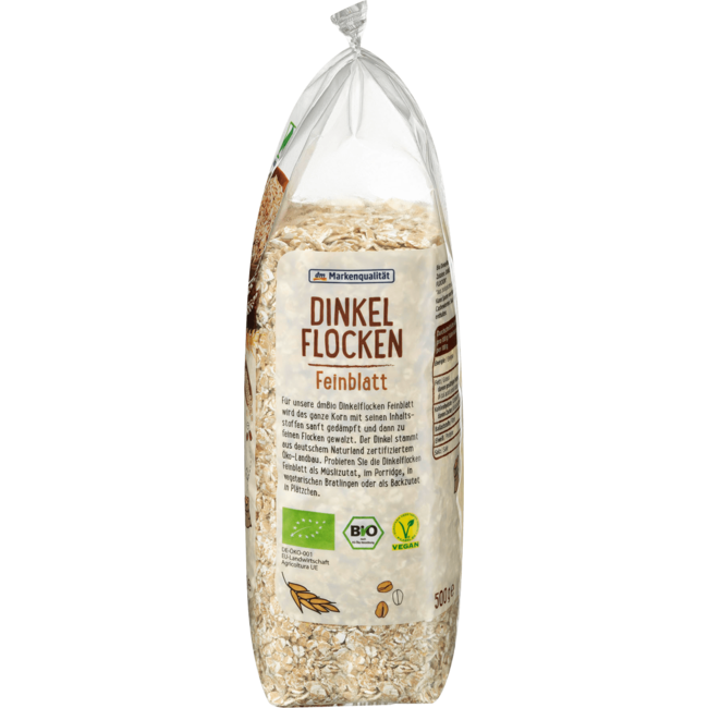 dmBio Speltvlokken Fijn Blad 500 g