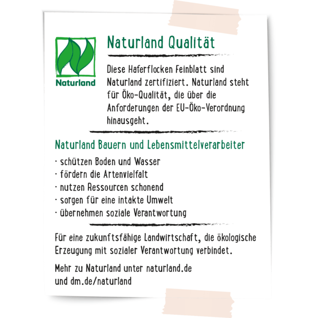 dmBio Havermout Fijn Blad 500 g