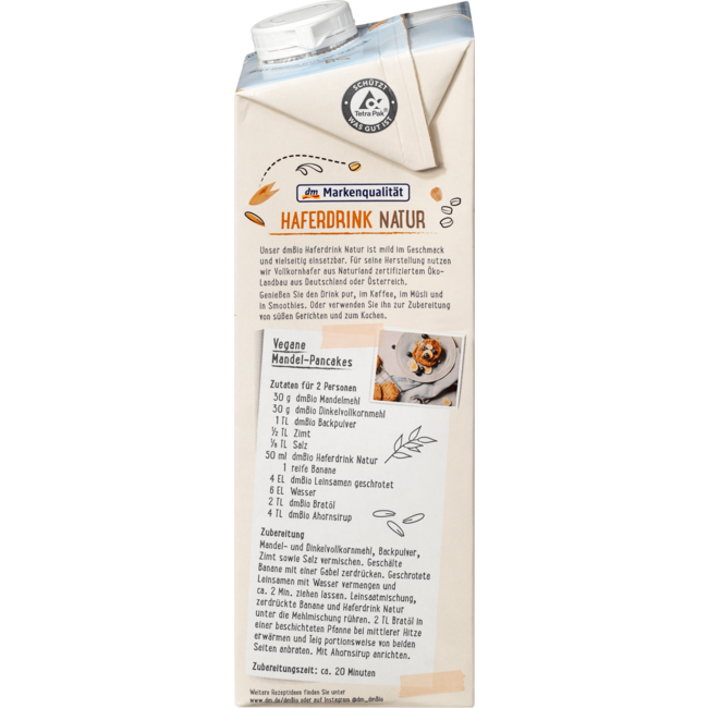 dmBio Haverdrink Naturel 1 l