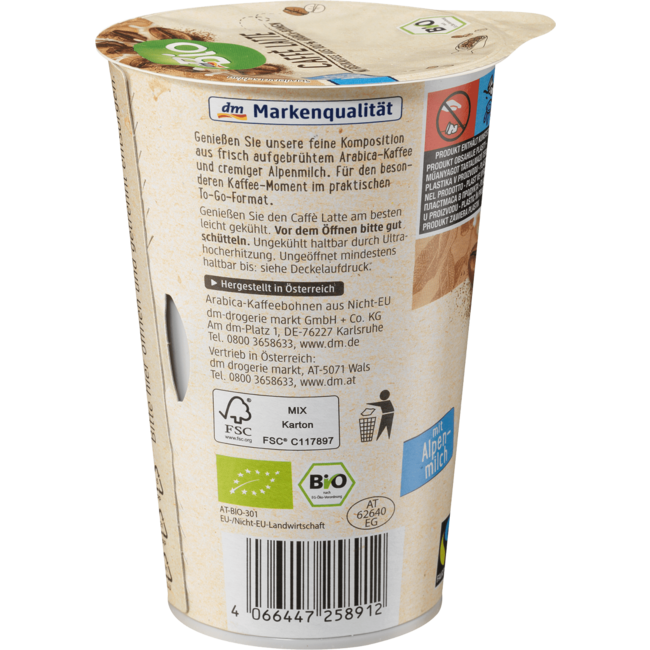 dmBio Caffé Latte 230 ml