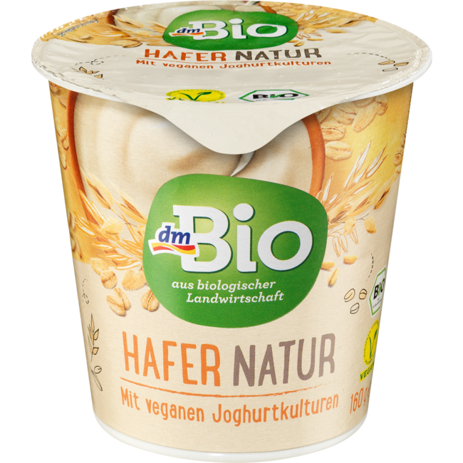 dmBio Haver Naturel Vegan Yoghurtalternatief 160 g