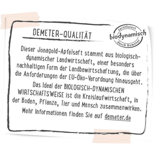 dmBio Direct Sap Jonagold Appelsap 750ml