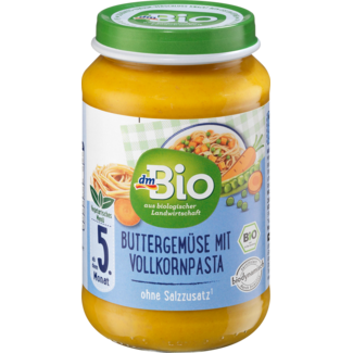 Dmbio dmBio Menu Botergroenten Met Volkoren Pasta V.a. 5 Maanden