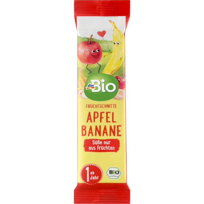 dmBio Fruitreep Appel Banaan Vanaf 1 Jaar 25 g