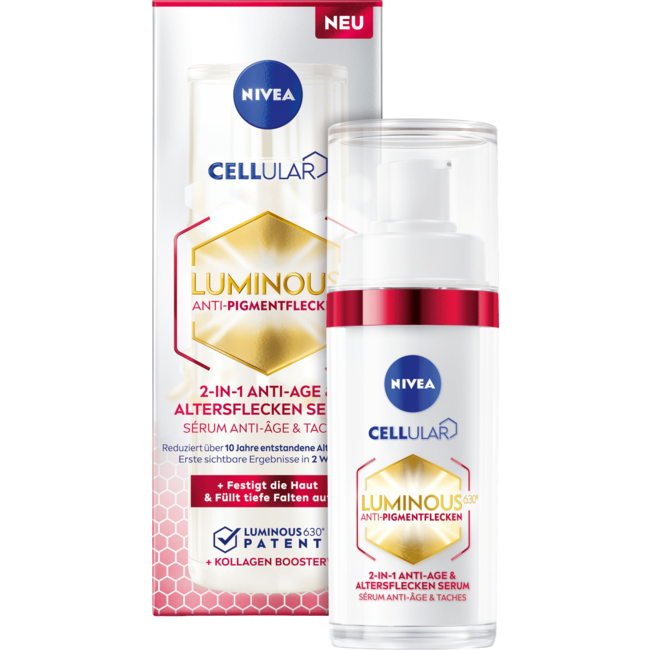 NIVEA Anti-aging Serum Cellulair Lichtgevend 630 Anti-pigmentflecken 30 ml