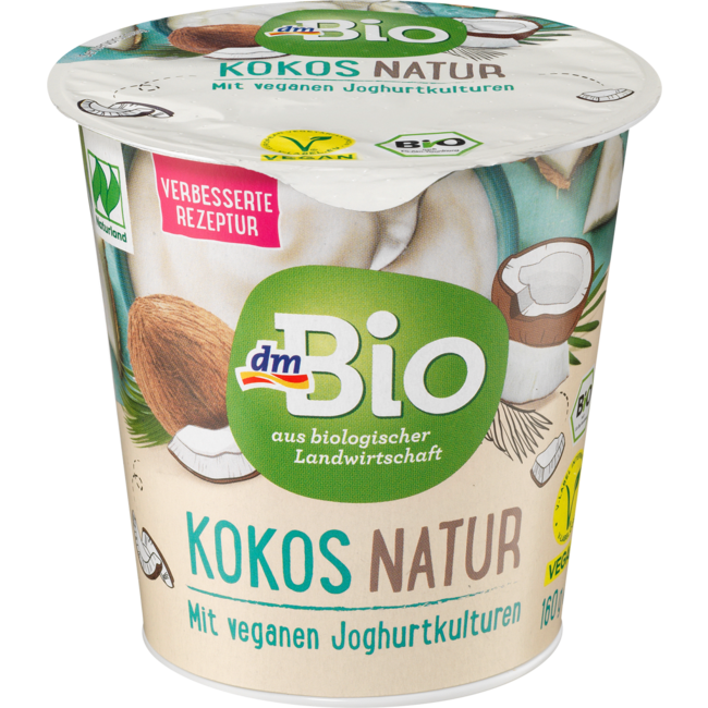 dmBio Dmbio Kokos Natuur Vegan Yoghurtalternatief 160 g