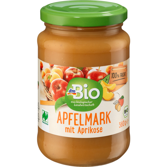 dmBio Appelmoes Met Abrikoos 360 g