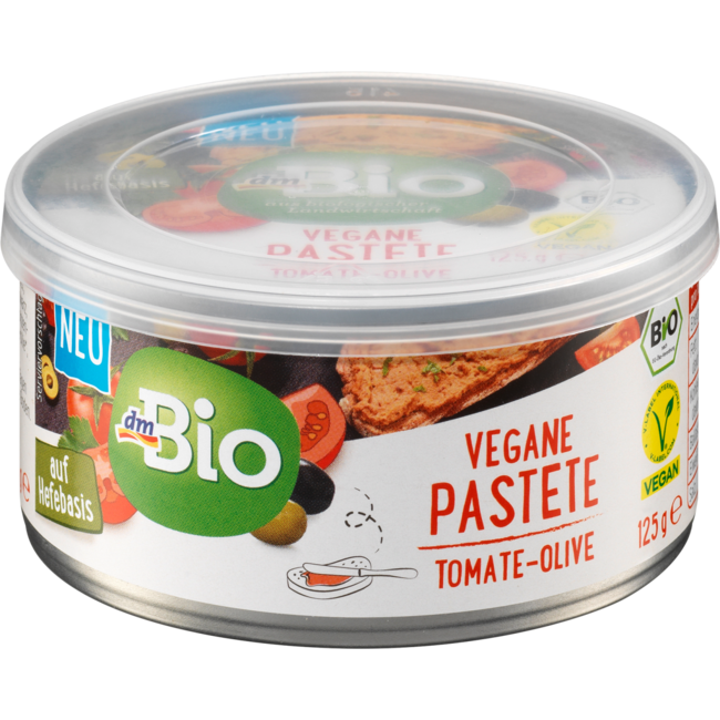 dmBio Vegan Paté Tomaat Olijf 125 g